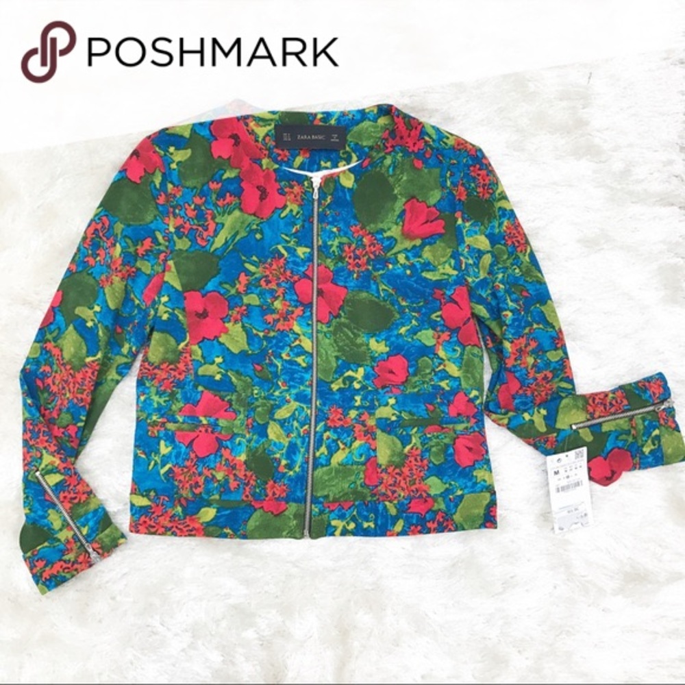 Zara Basic Floral Jacket